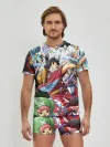 Мужские трусы с футболкой / One Piece стикербомбинг