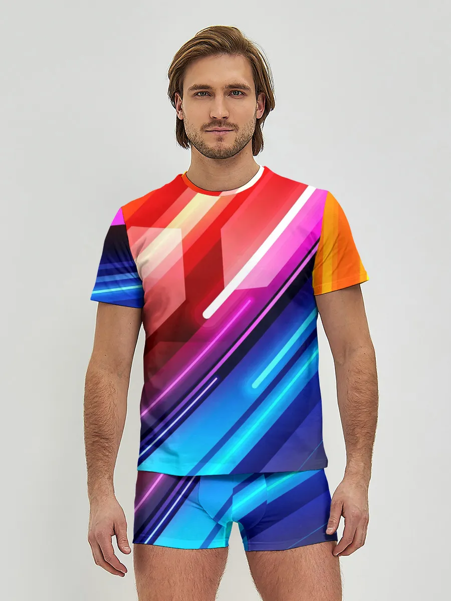 Мужские трусы с футболкой / НЕОН