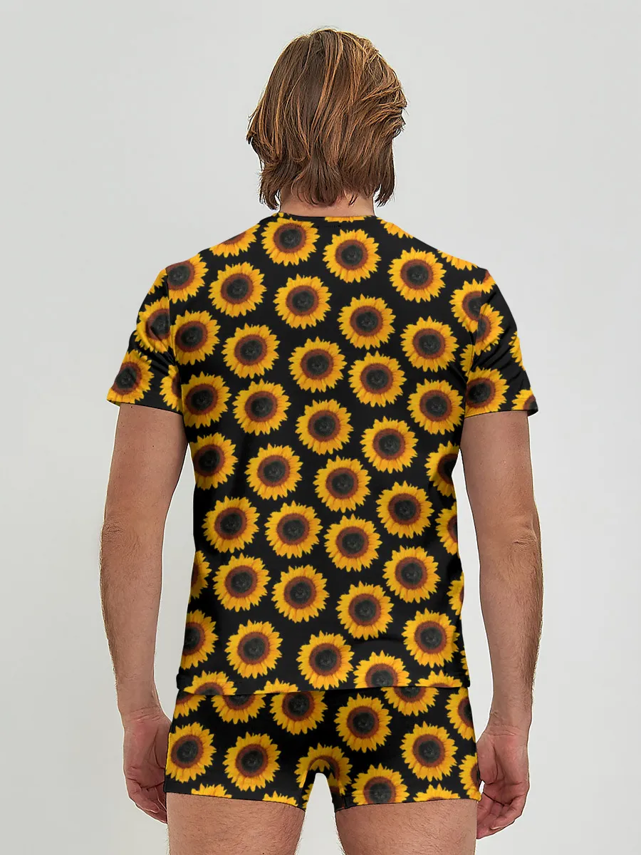 Мужские трусы с футболкой / ПОДСОЛНУХИ | РАСТЕНИЯ