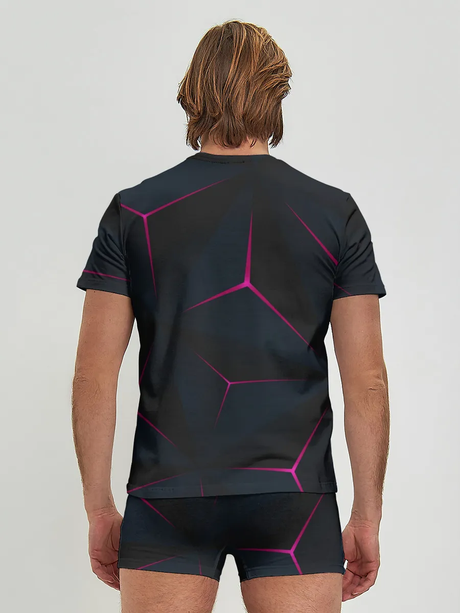 Мужские трусы с футболкой / Абстракция Узор