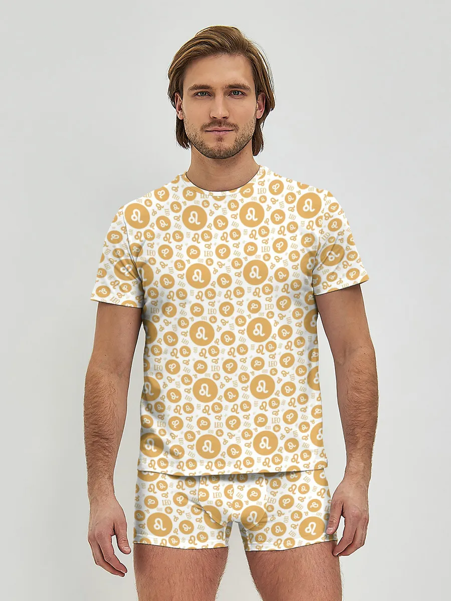 Мужские трусы с футболкой / Лев