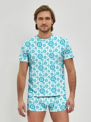 Мужские трусы с футболкой / Весы