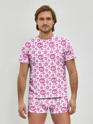 Мужские трусы с футболкой / Скорпион