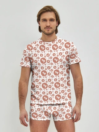 Мужские трусы с футболкой / Козерог