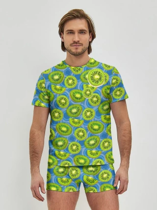 Мужские трусы с футболкой / Киви