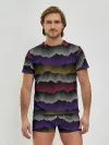 Мужские трусы с футболкой / Волны