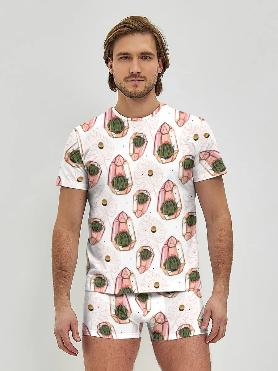 Мужские трусы с футболкой / Золотой террарий