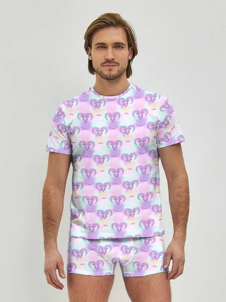 Мужские трусы с футболкой / Овен