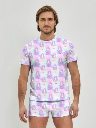 Мужские трусы с футболкой / Дева