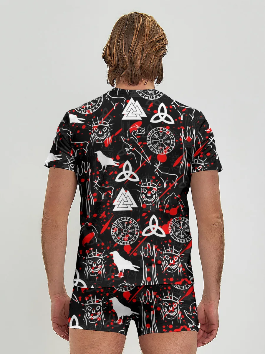 Мужские трусы с футболкой / VALHEIM РУНЫ