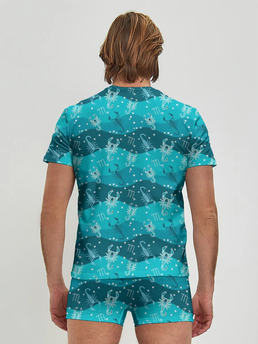 Мужские трусы с футболкой / Скорпион