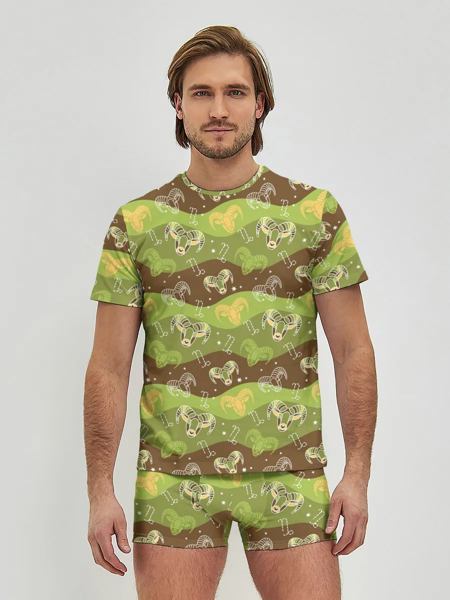 Мужские трусы с футболкой / Козерог