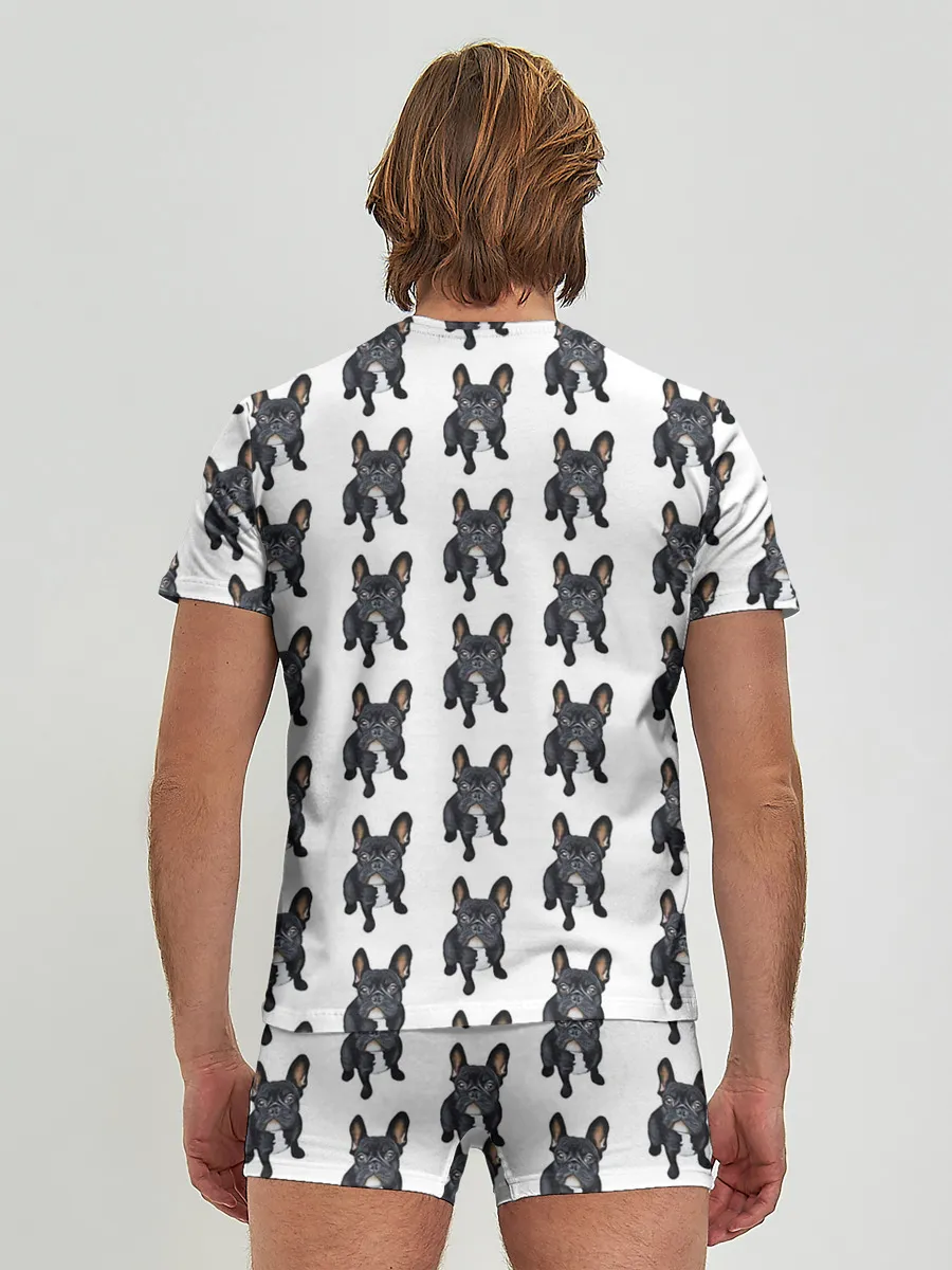 Мужские трусы с футболкой / Бульдожки