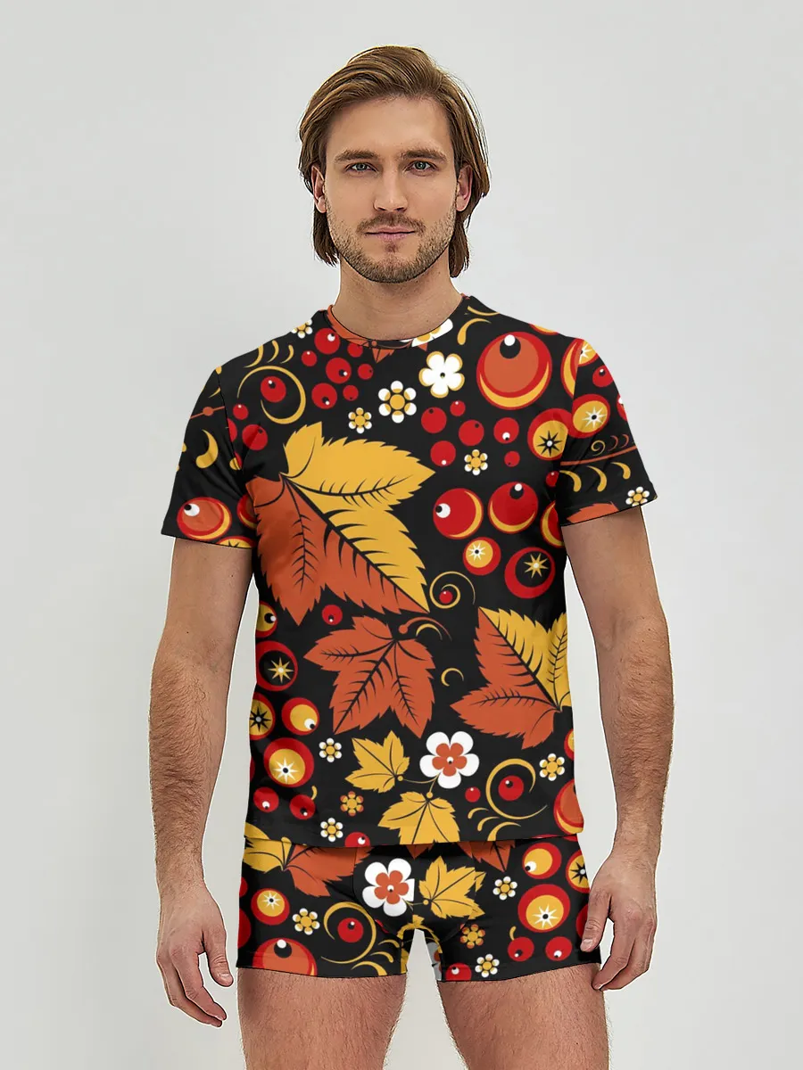 Мужские трусы с футболкой / ХОХЛОМА