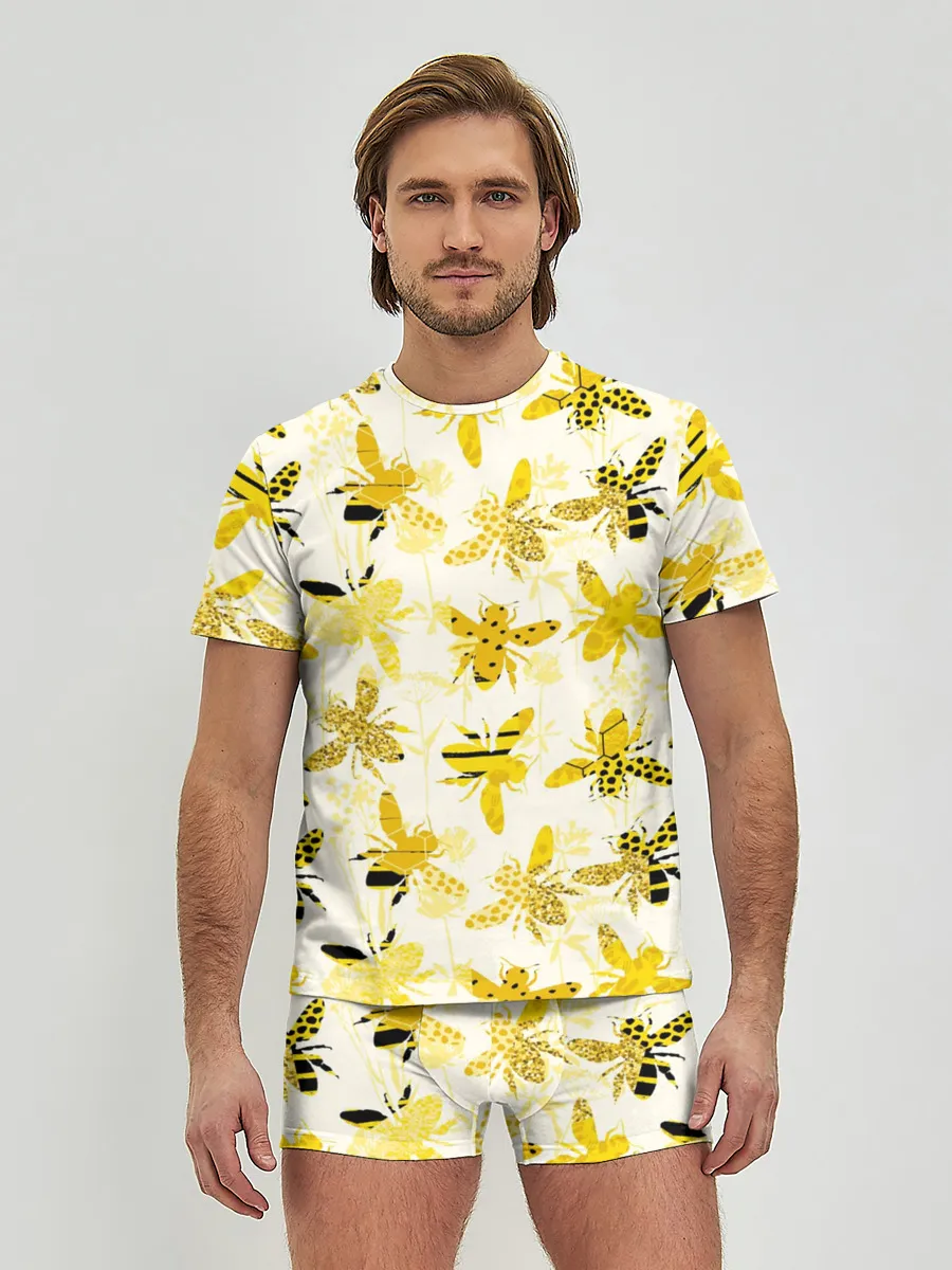 Мужские трусы с футболкой / Разные Пчелы