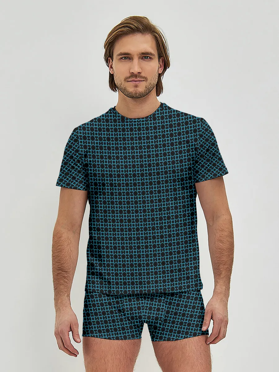 Мужские трусы с футболкой / Абстракция