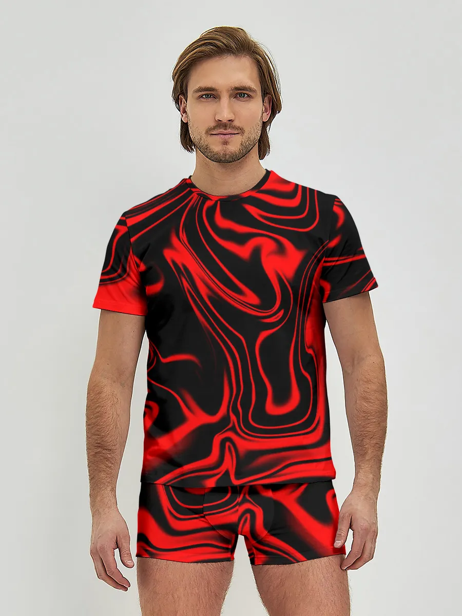 Мужские трусы с футболкой / Жидкий градиент