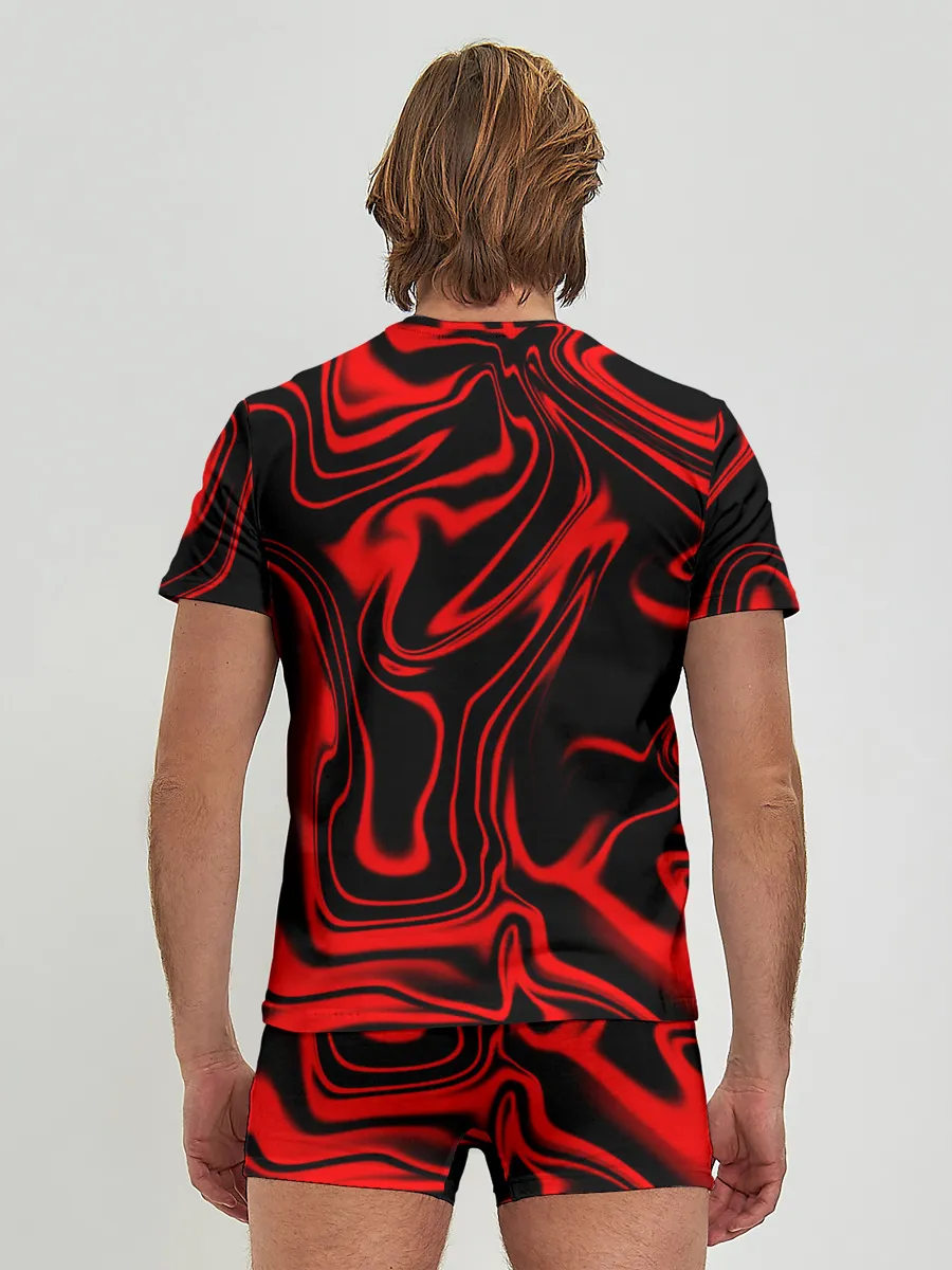 Мужские трусы с футболкой / Жидкий градиент