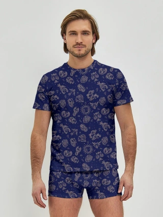 Мужские трусы с футболкой / Знаки Зодиака