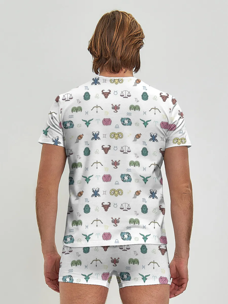 Мужские трусы с футболкой / Знаки Зодиака