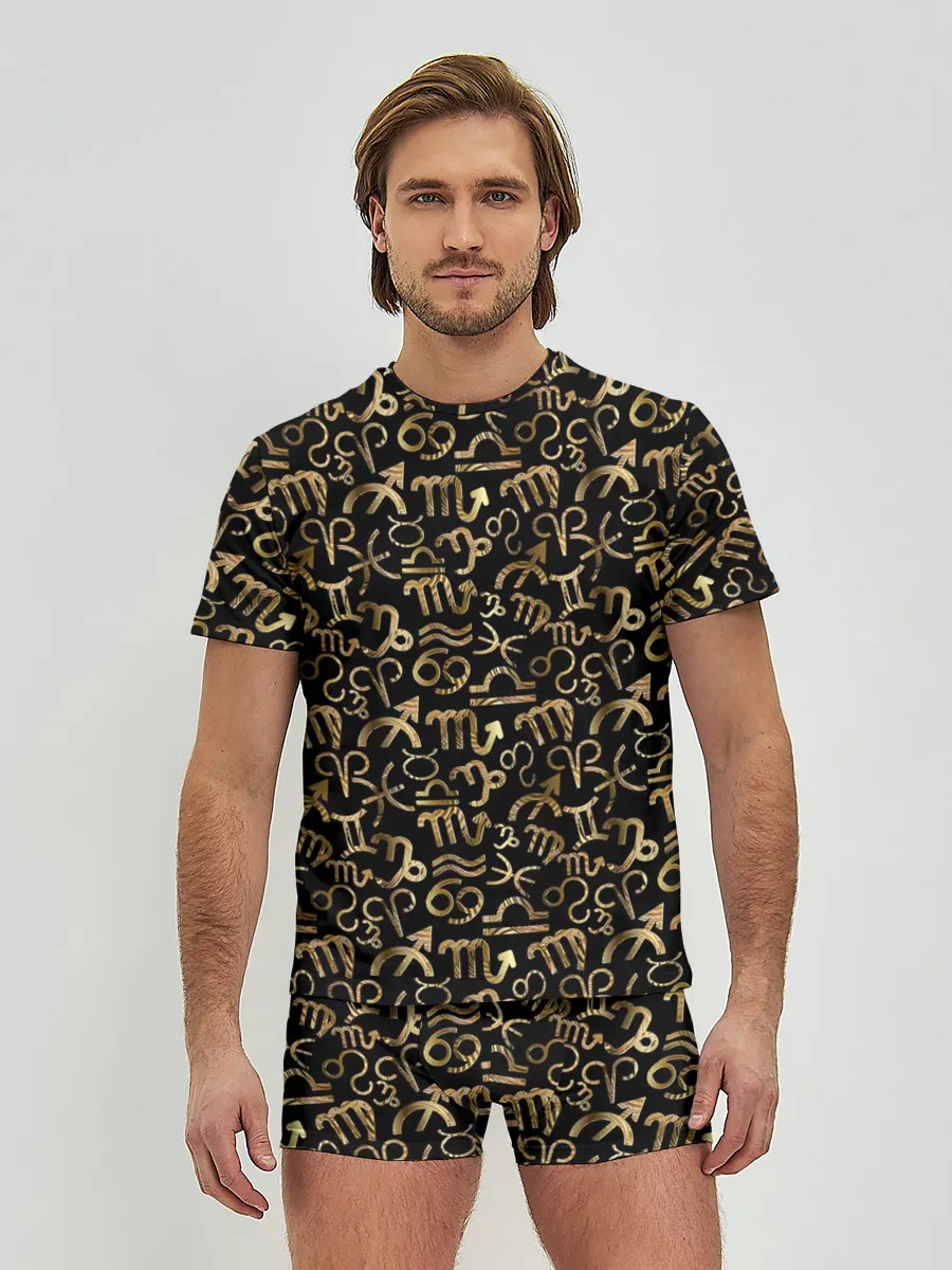 Мужские трусы с футболкой / Знаки Зодиака