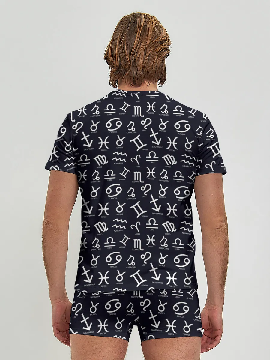 Мужские трусы с футболкой / Знаки Зодиака