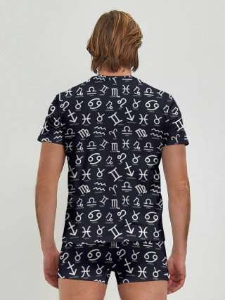 Мужские трусы с футболкой / Знаки Зодиака