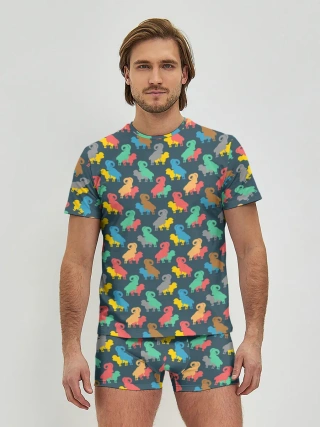 Мужские трусы с футболкой / Овен