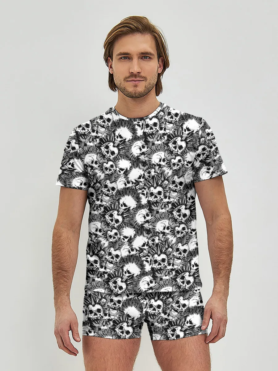 Мужские трусы с футболкой / Punks not Dead