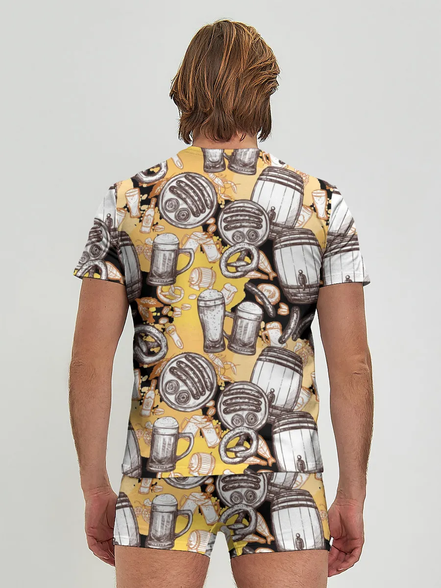 Мужские трусы с футболкой / Пиво / Beer