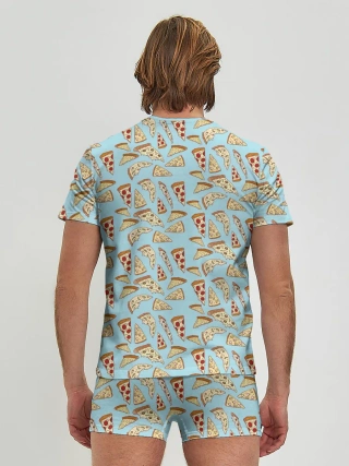 Мужские трусы с футболкой / Кусочки Пиццы