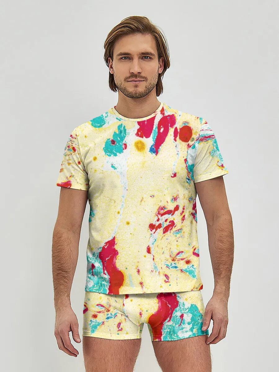 Мужские трусы с футболкой / Текстура