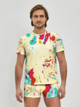 Мужские трусы с футболкой / Текстура