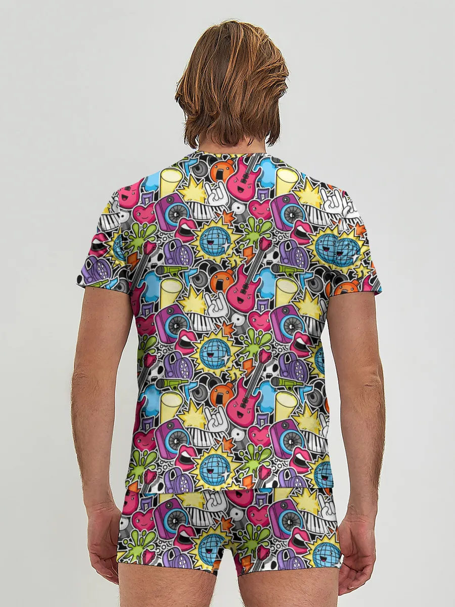 Мужские трусы с футболкой / Музыкант