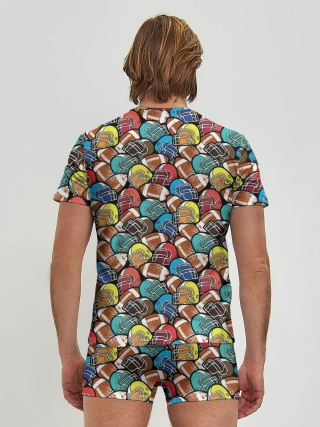 Мужские трусы с футболкой / Американский Футбол