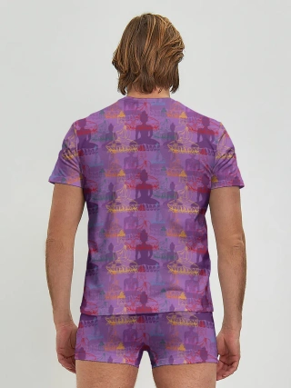 Мужские трусы с футболкой / Йога