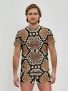 Мужские трусы с футболкой / Змеиная Кожа