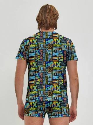 Мужские трусы с футболкой / BMX - Велоспорт