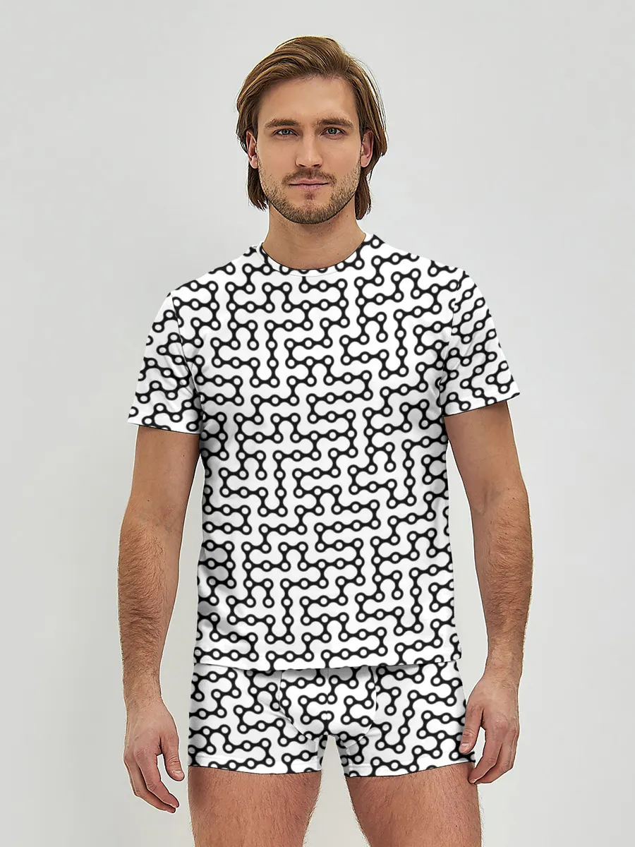 Мужские трусы с футболкой / Велосипедная цепь