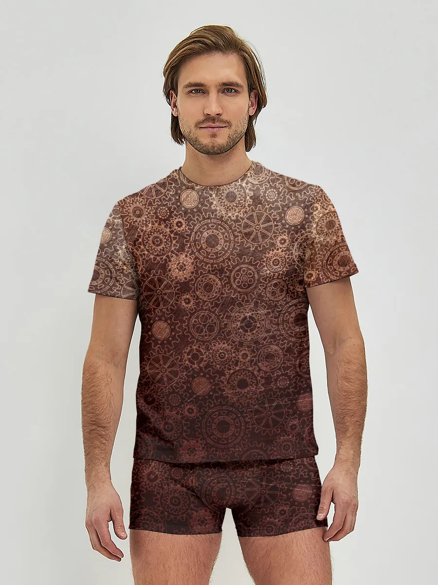 Мужские трусы с футболкой / Шестеренки