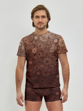 Мужские трусы с футболкой / Шестеренки