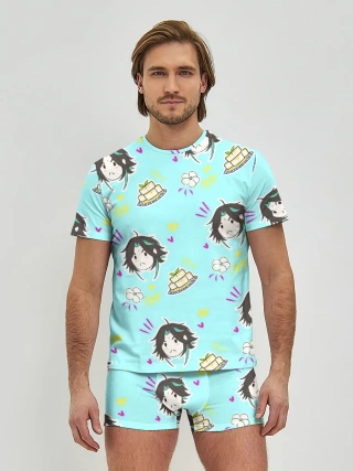 Мужские трусы с футболкой / Сяо и тофу