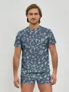 Мужские трусы с футболкой / Еда Синий