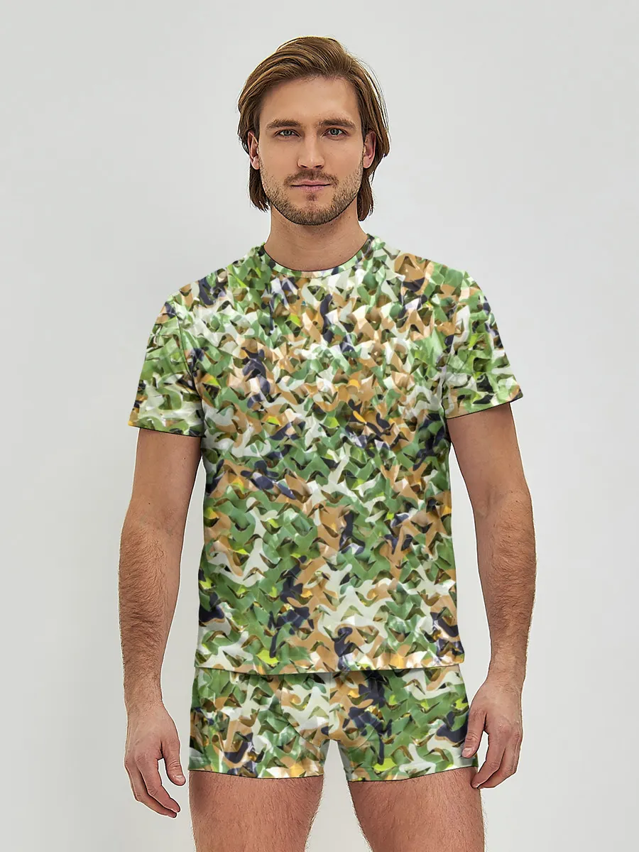 Мужские трусы с футболкой / ПЕЙНТБОЛ КАМУФЛЯЖ | PAINTBALL