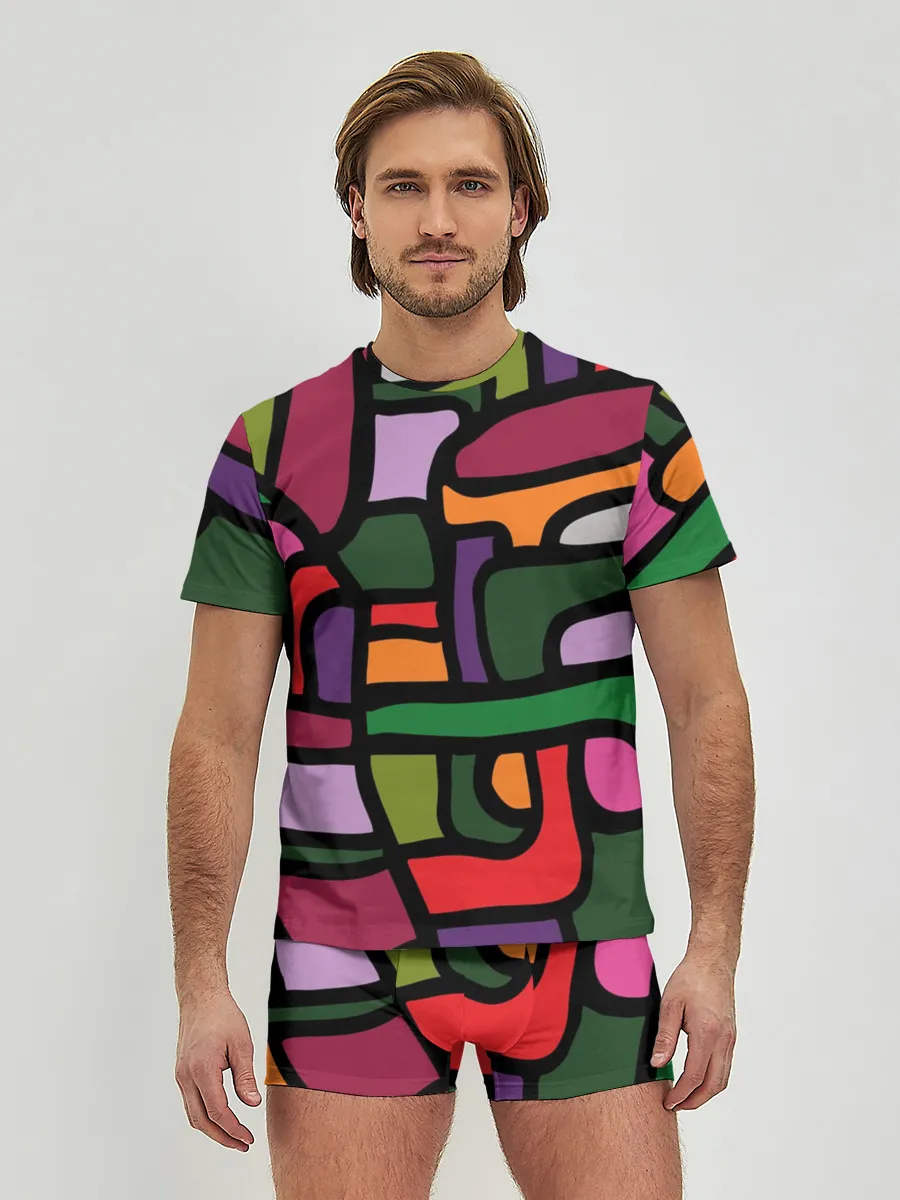 Мужские трусы с футболкой / Ретро