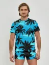Мужские трусы с футболкой / Пальмы в Горизонте