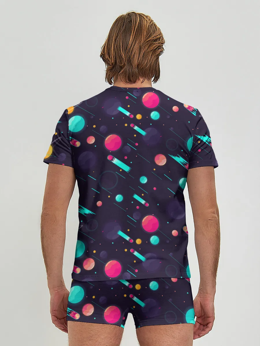 Мужские трусы с футболкой / Космические движения комет