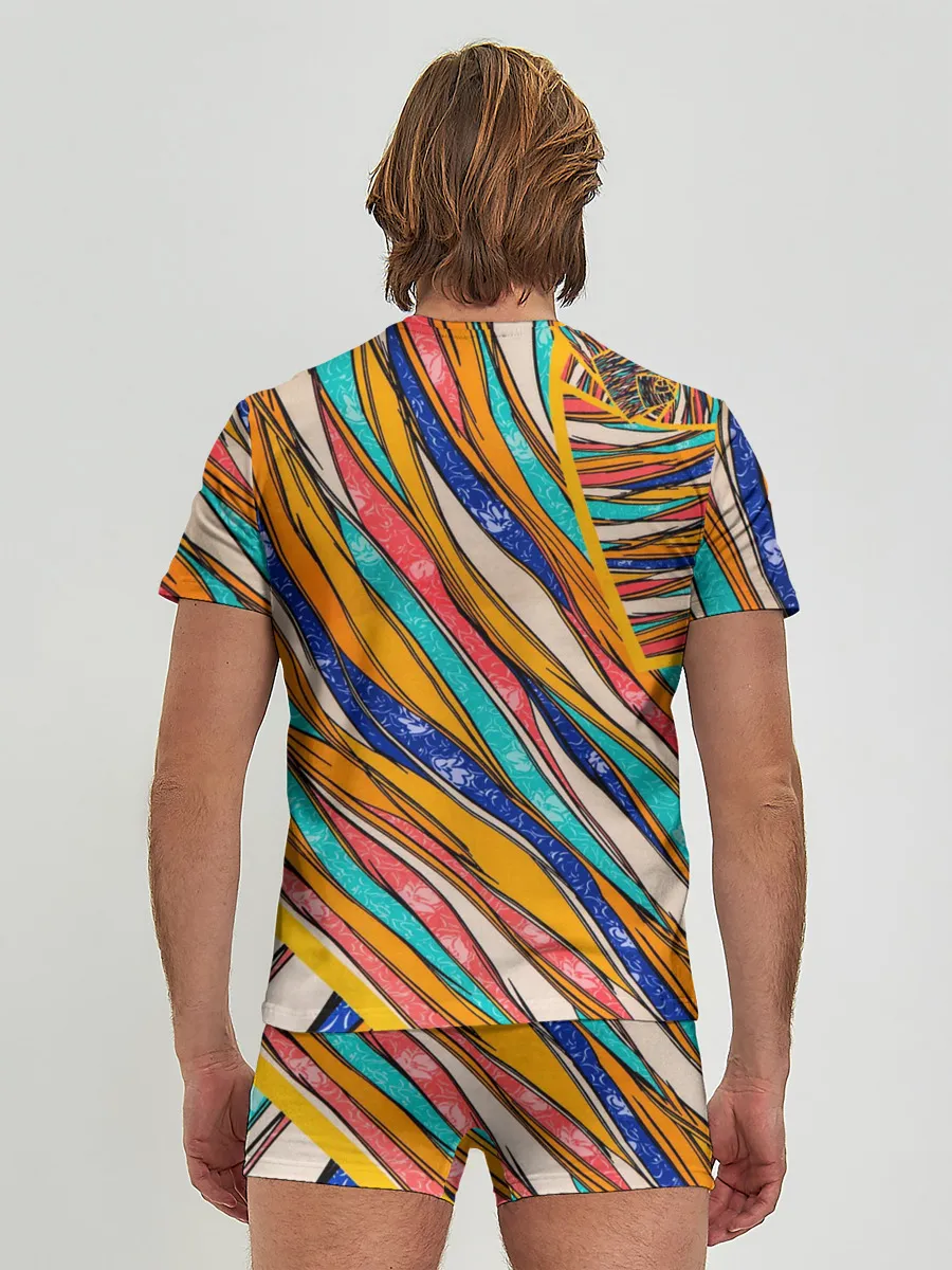 Мужские трусы с футболкой / Абстрактное течение