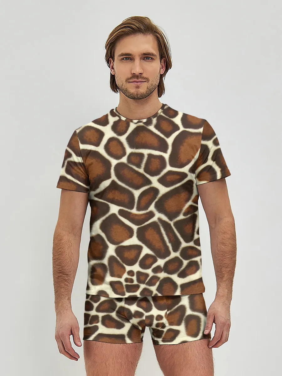 Мужские трусы с футболкой / Жираф