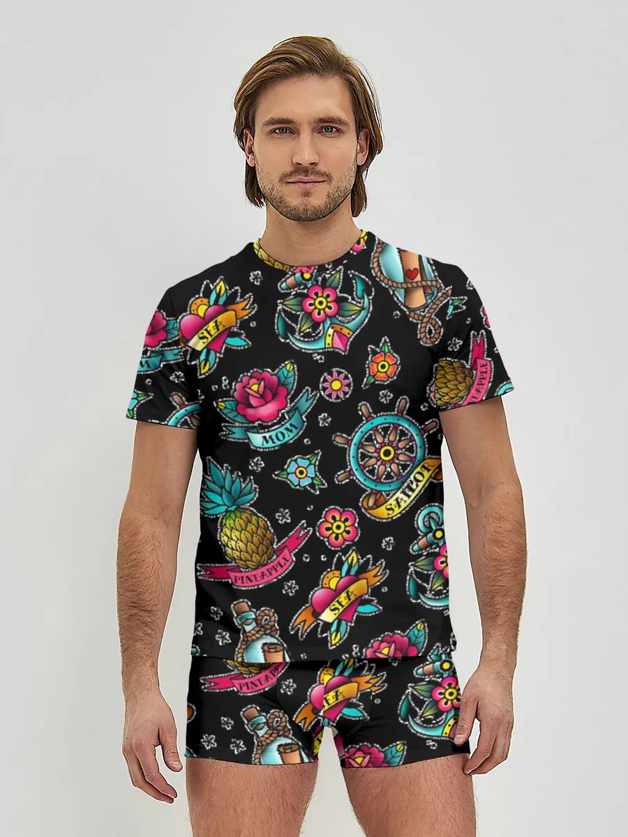 Мужские трусы с футболкой / Old school Sailor